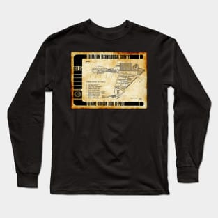 Federation Technological Survey Enemy Vessel Long Sleeve T-Shirt